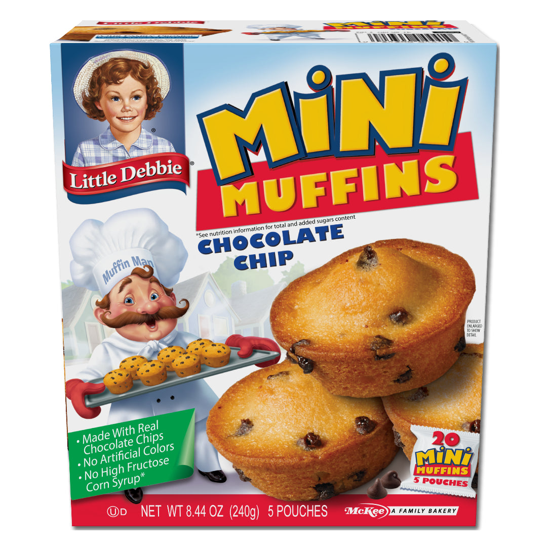LD Mini Muffins Chocolate Chip McKee Foods Internal